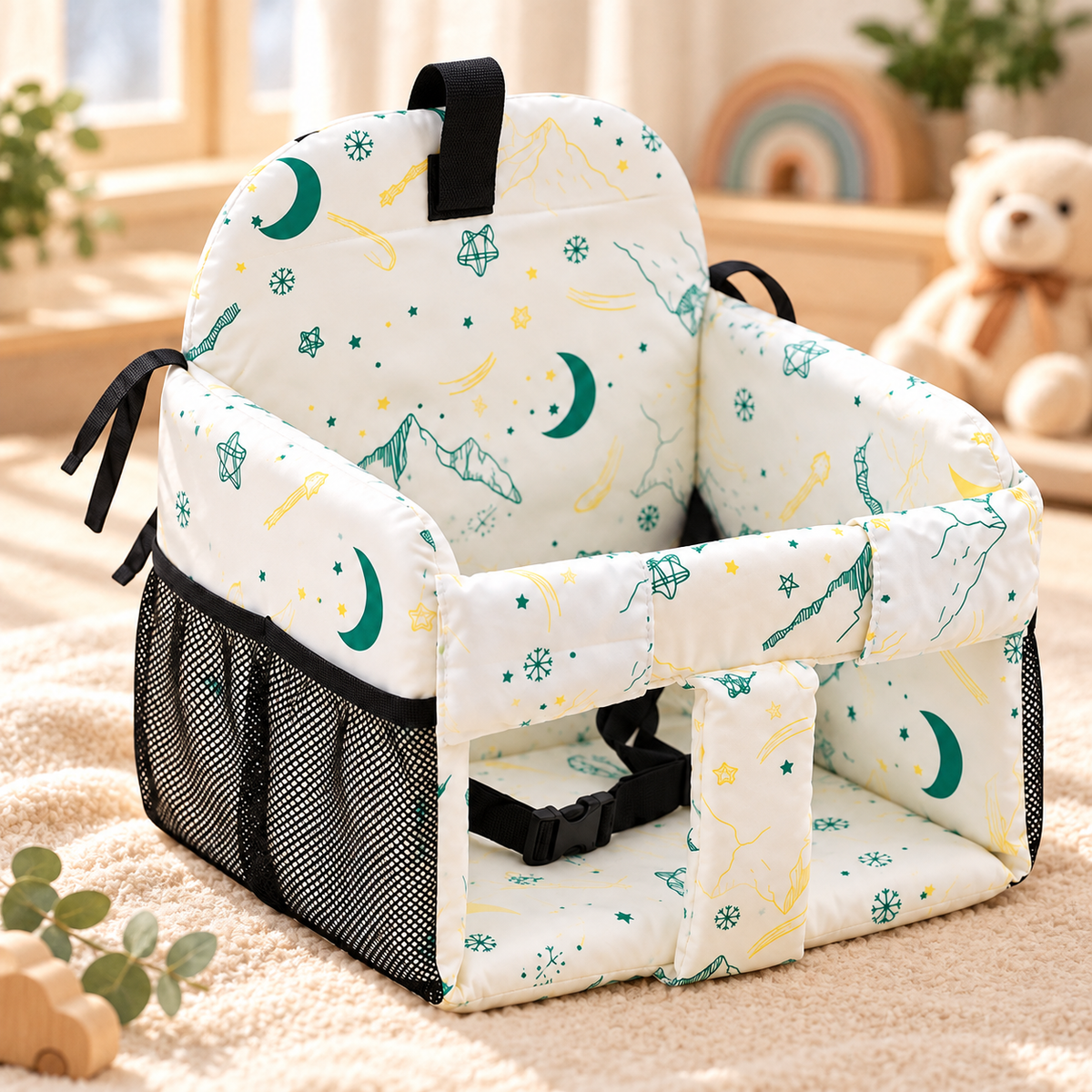 Siège confort bébé Bercée, motif Clair de lune